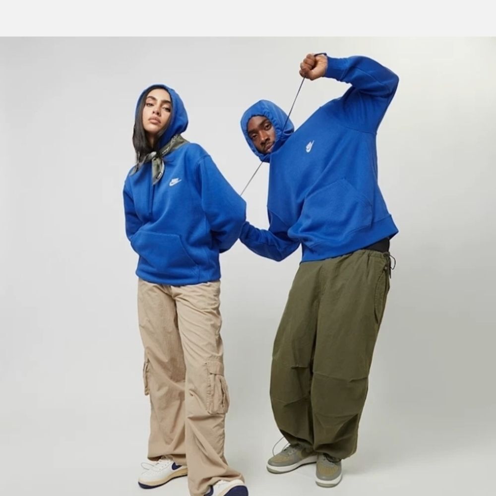 Nike Large Blue Mens Hoodie Unisex Sweatshirt